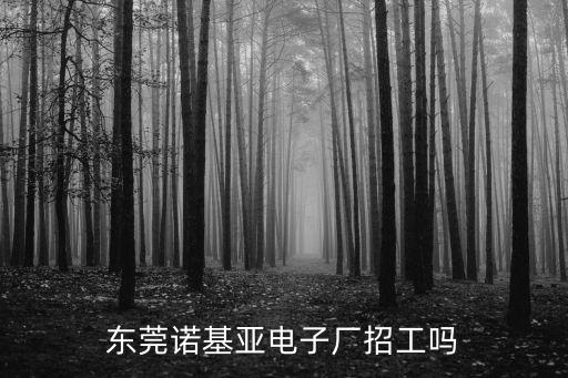 東莞諾達電子廠，東莞市南城諾基亞電子廠