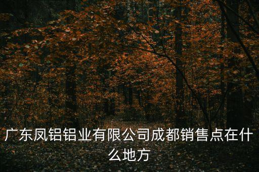 廣州鳳鋁哪里有，廣州哪里有風鋁鋁材專買店