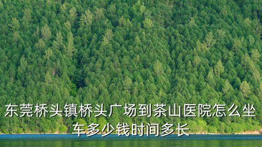 東莞橋頭廣場到茶山，橋頭到茶山茶圓最方便快捷的是請問怎么坐車嘻嘻