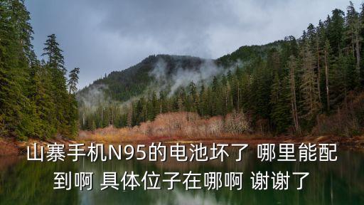 山寨手機(jī)N95的電池壞了 哪里能配到啊 具體位子在哪啊 謝謝了