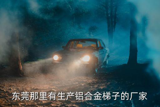 東莞那里有生產(chǎn)鋁合金梯子的廠家