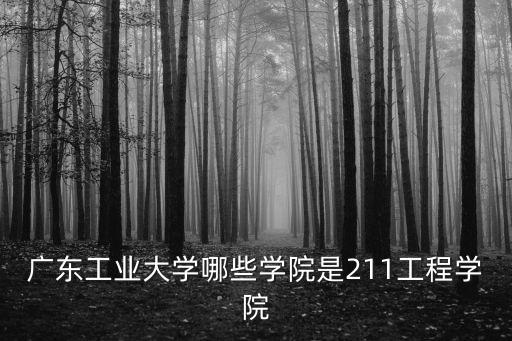 廣州工業大學是不是211，廣州工業大學