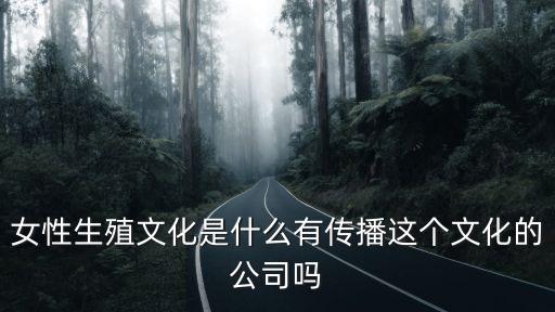 女性生殖文化是什么有傳播這個文化的公司嗎