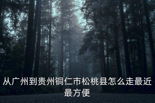 廣州到松桃途徑站，從廣州那里有班車座去貴州銅仁市松桃縣城的