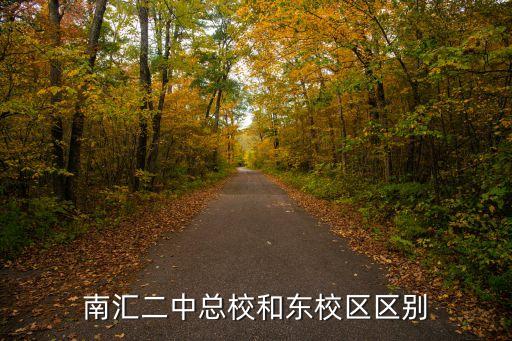 上海市南匯第二中學東西校區(qū)的區(qū)別，上海第二中學在哪個區(qū)啊