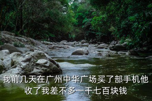 我前幾天在廣州中華廣場(chǎng)買(mǎi)了部手機(jī)他收了我差不多一千七百塊錢(qián)