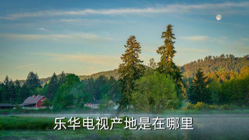 廣州惠州樂華城，樂華電視產(chǎn)地是在哪里