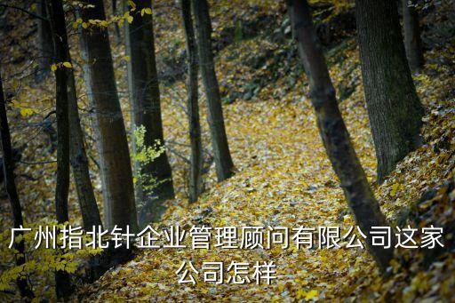 廣州市指北針戶外，廣州指北針企業管理顧問有限公司這家公司怎樣