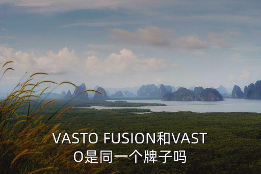 VASTO FUSION和VASTO是同一個牌子嗎