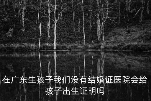 廣州新生兒出生證明嗎，沒(méi)準(zhǔn)生證在廣州醫(yī)院生小孩有出生證明嗎