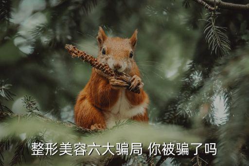 整形美容六大騙局 你被騙了嗎
