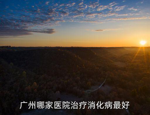 廣州哪家醫院治療消化病最好