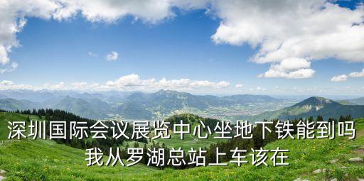 深圳國際會議展覽中心坐地下鐵能到嗎  我從羅湖總站上車該在
