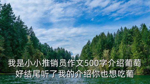 我是小小推銷員作文500字介紹葡萄好結尾聽了我的介紹你也想吃葡