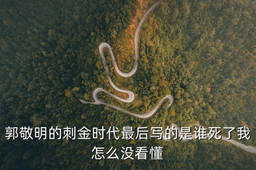 上海市靜安區(qū)周瑾同志，郭敬明的刺金時代最后寫的是誰死了我怎么沒看懂