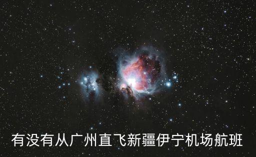 有沒有從廣州直飛新疆伊寧機場航班
