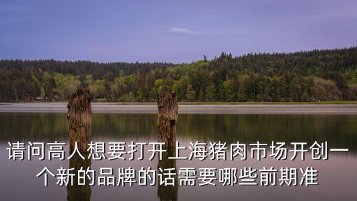 請(qǐng)問(wèn)高人想要打開(kāi)上海豬肉市場(chǎng)開(kāi)創(chuàng)一個(gè)新的品牌的話需要哪些前期準(zhǔn)