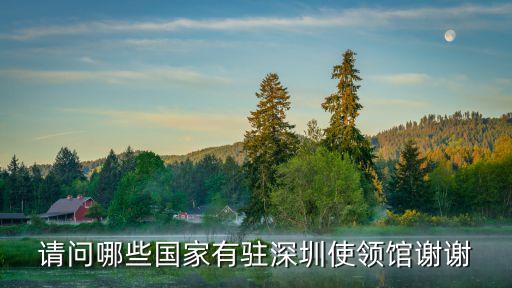 各國駐深圳大使館，深圳有哪些國家的領事館