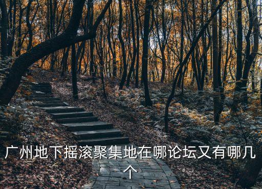 廣州地下搖滾聚集地在哪論壇又有哪幾個