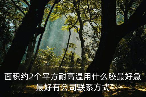 面積約2個平方耐高溫用什么膠最好急最好有公司聯(lián)系方式