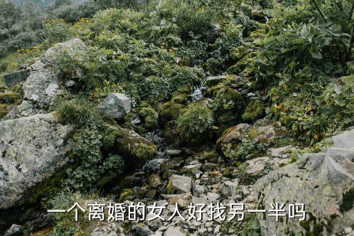 一個(gè)離婚的女人好找另一半嗎