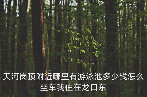 廣州龍口游泳館價格，現在龍口康樂宮水上樂園多少錢了