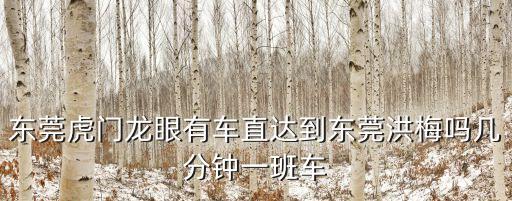 東莞虎門到紅梅要多少時間，虎門博頭到紅梅多遠