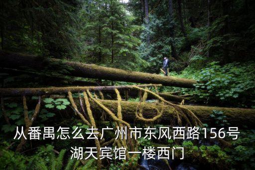 廣醫到廣州天鴻賓館，到天鴻酒店怎么走