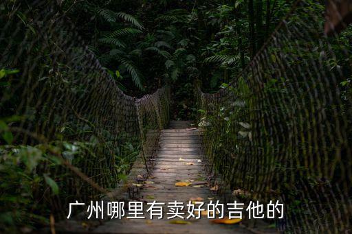 廣州哪里有賣好的吉他的