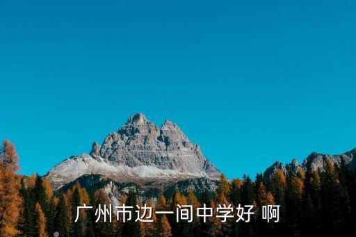 廣州 喜上坊，廣州市邊一間中學好 啊
