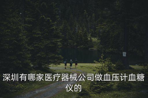 深圳有哪家醫(yī)療器械公司做血壓計(jì)血糖儀的