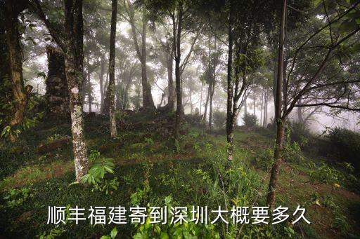 福建發貨到深圳要多久，福建的快遞到深圳要多久啊