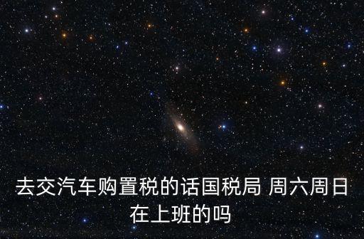 去交汽車購置稅的話國稅局 周六周日在上班的嗎