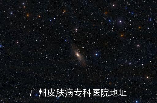 廣州皮膚病專科醫院地址