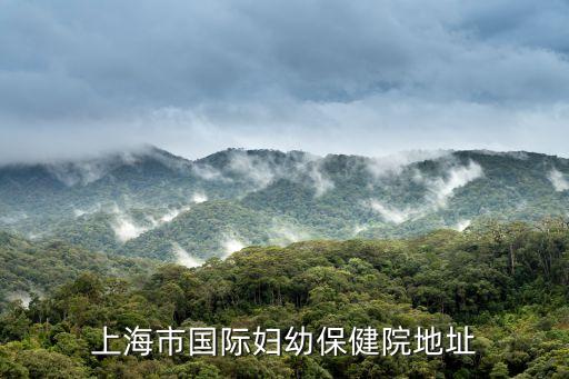 上海市國際婦幼保健院地址