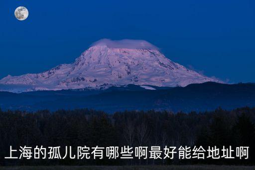 上海市廣慈孤殘兒童福利院，浦東哪里有孤兒院