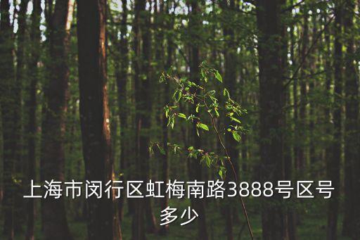 上海市閔行區虹梅南路3888號郵編，上海市閔行區虹梅南路澄江路郵編是多少