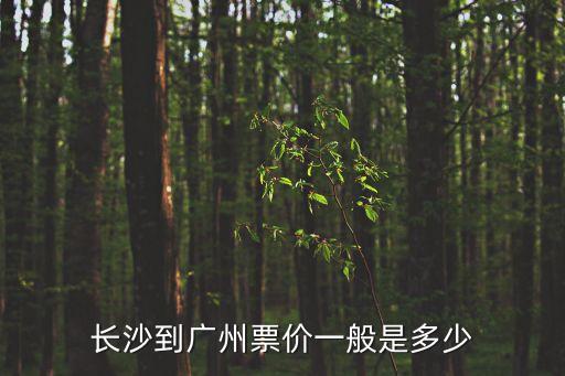 長(zhǎng)沙飛廣州價(jià)格查詢，長(zhǎng)沙到廣州票價(jià)一般是多少