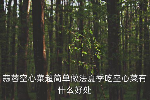 蒜蓉空心菜超簡單做法夏季吃空心菜有什么好處