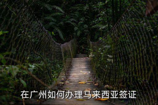在廣州如何辦理馬來西亞簽證