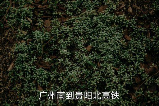 廣州到貴陽北站高鐵，廣州北站高鐵到貴陽最晚一般是幾點