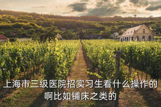 上海市三甲醫院2019招聘大專，大專畢業生可以在上海有哪些市級以上的醫院工作