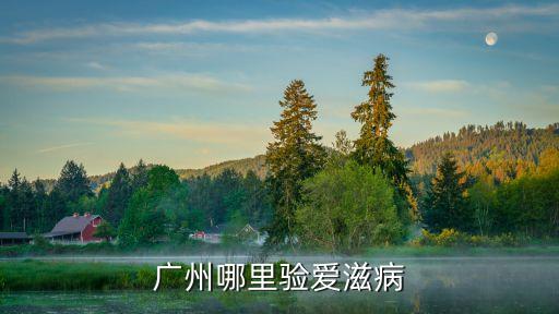廣州哪里有體檢艾滋病，廣州哪里驗愛滋病