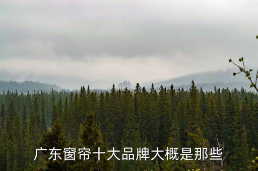 廣東窗簾十大品牌大概是那些