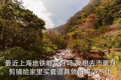 最近上海地鐵能菜刀嗎 我想去市里刀剪鋪給家里買套道具就怕買了不讓