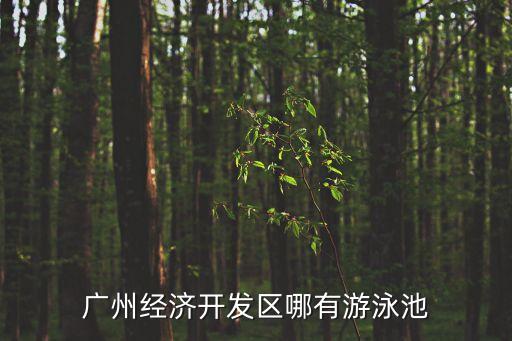 廣州經濟開發區哪有游泳池