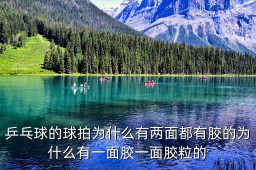 乒乓球的球拍為什么有兩面都有膠的為什么有一面膠一面膠粒的