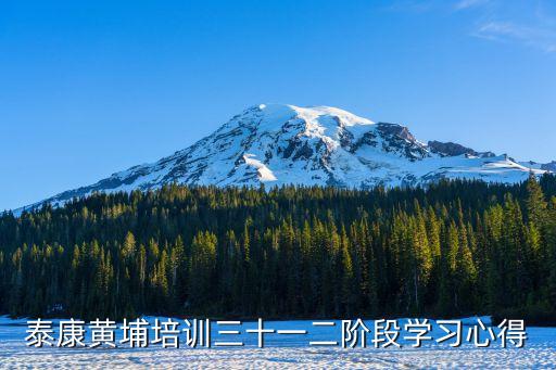 廣州黃埔軍校培訓(xùn)感言，泰康黃埔培訓(xùn)三十一二階段學(xué)習(xí)心得
