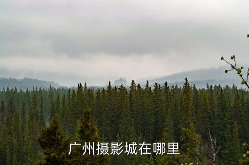 廣州的攝影基地地址，廣州攝影城在哪里