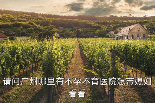 請問廣州哪里有不孕不育醫(yī)院想帶媳婦看看